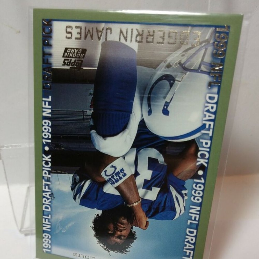 3/$25📌🏈🏈1999 Topps #339 Edgerrin James Indianapolis Colts RC Rookie GQ HOF - Picture 4 of 6